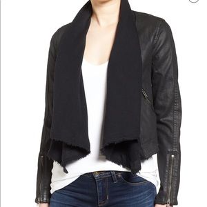 Free People Drape Front Coated Jacket